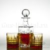 Стаканы для виски ЯНТАРНЫЕ (2 шт) - 190194 Гусевской Хрустальный завод - Хрустальные стаканы для виски, 6 шт. Стаканы для виски Янтарные (2 шт) 100538 Гусевской Хрустальный завод