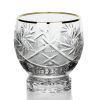 Хрустальные стаканы с золотой отводкой - 5576 1000/1 200 г. Набор стаканов д/напитка отв. зол. NEMAN - Набор хрустальных стаканов с золотой отводкой, 6 шт, 200 гр. Хрустальные стаканы с золотой отводкой 201113 NEMAN