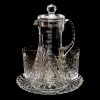Сервиз для воды - BORISOV - Хрустальный кувшин, хрустальный поднос, 2 хрустальных стакана Сервиз для воды 253076 BORISOV