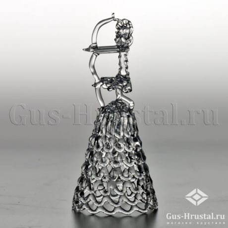 Колокольчик СТРЕЛЕЦ (горный хрусталь) - колокольчик средний Гусь-Хрустальный - колокольчик из серии знаки зодиака Колокольчик Стрелец (горный хрусталь) 100127 Гусь-Хрустальный