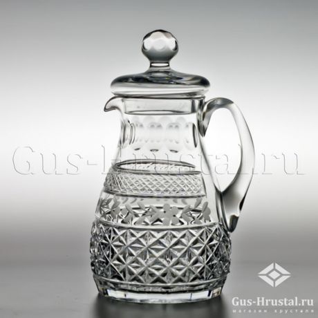 Хрустальный кувшин - К3998/2к к/кувшин 1250 мл. BORISOV - Хрустальный кувшин для напитков (с крышкой) 1,25 литра Хрустальный кувшин 100164 BORISOV