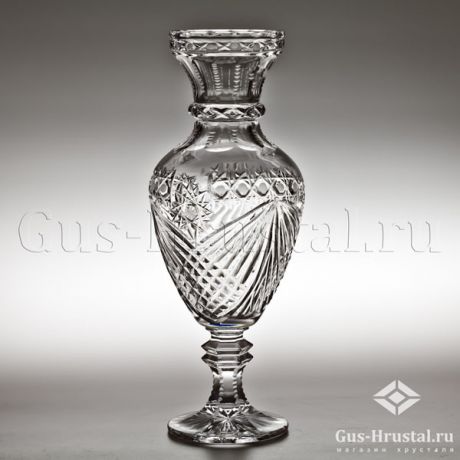Ваза ЖУРАВЛЬ - 0 Гусевской Хрустальный завод - Хрустальная ваза для цветов, бесцветный хрусталь Ваза Журавль 100315 Гусевской Хрустальный завод
