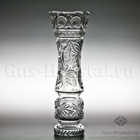 Хрустальная ваза (рисунок ГРЕЧЕСКИЙ) - фантазия ГПСЗ Гусь-Хрустальный - Хрустальная ваза для цветов, бесцветный хрусталь Хрустальная ваза (рисунок Греческий) 100175 Гусь-Хрустальный