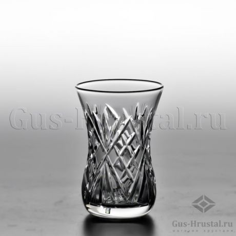 Стаканы АРМУДЫ хрустальные - К6281/11 к/стакан 130г БЕЗ ДОРАБОТКИ BORISOV - Набор хрустальных стаканов, 6 шт, 100 гр. Стаканы Армуды хрустальные 100394 BORISOV
