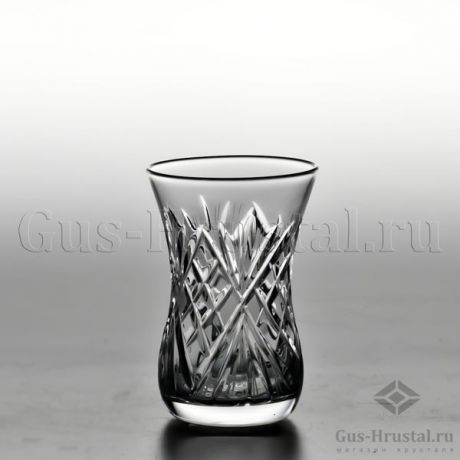 Стаканы АРМУДЫ хрустальные - К6281/11 к/стакан 130г БЕЗ ДОРАБОТКИ BORISOV - Набор хрустальных стаканов, 6 шт, 100 гр. Стаканы Армуды хрустальные 100394 BORISOV