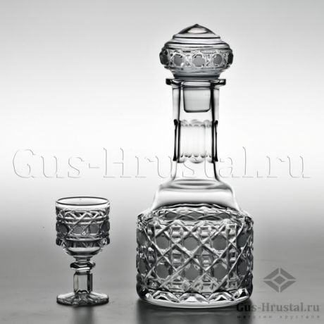 Сервиз БОГАТЫРЬ - c149/1,2 Сервиз д/вина Классика Дятьковский хрустальный завод - Подарочный набор для спиртных напитков: хрустальный штоф и набор из 6 хрустальных рюмок. Сервиз Богатырь 100396 Дятьковский хрустальный завод
