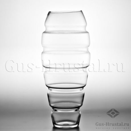 Ваза фигурная (40см, стекло) - 9766 в.400, Ваза д/цветов, 100/1 - гладь, холодная отрезка NEMAN - Стеклянная ваза для цветов Ваза фигурная (40см, стекло) 100578 NEMAN