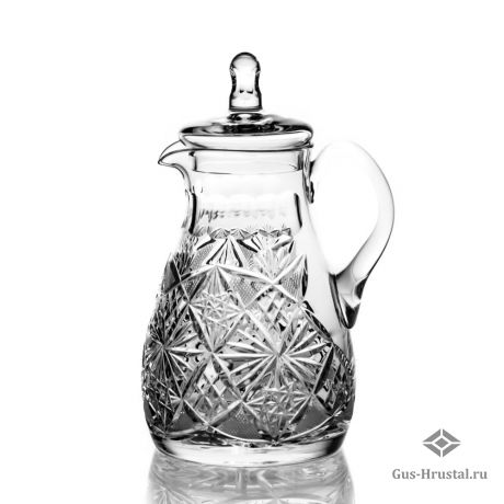 Хрустальный кувшин - К3998/4к к/кувшин 1250г BORISOV - Хрустальный кувшин для напитков (с крышкой) 1,25 литра Хрустальный кувшин 100113 BORISOV