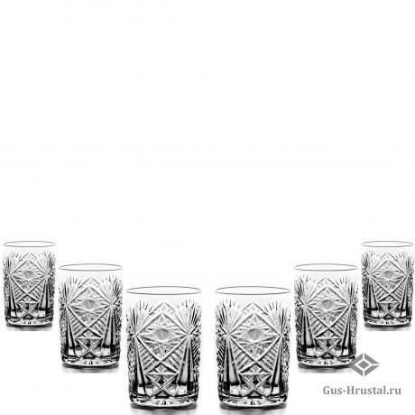 Чайные стаканы - Мальцовские - К4492/1с к/стакан 250г (НАБОР 6 ШТ) (БЕЗ ДОРАБОТКИ) BORISOV - Набор хрустальных стаканов ,6 шт, 250 гр. Чайные стаканы - Мальцовские 465039 BORISOV