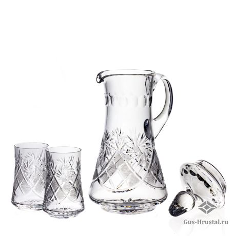 Сервиз для воды - кувшин и 6 стаканов - 6103 1000/1 1,5 л. Кувшин с кр. + 6103 1000/1 200 г. Набор стаканов д/напитка 6 шт NEMAN - Хрустальный кувшин и 6 стаканов Сервиз для воды - кувшин и 6 стаканов 800002 NEMAN