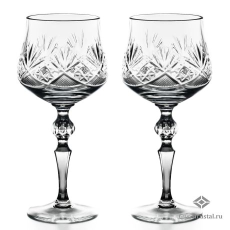 Хрустальные фужеры (350г) - 7841 900/851 350 г. Набор фужеров NEMAN - Набор хрустальных фужеров, 6 шт, 350 гр. Хрустальные фужеры (350г) 201139 NEMAN