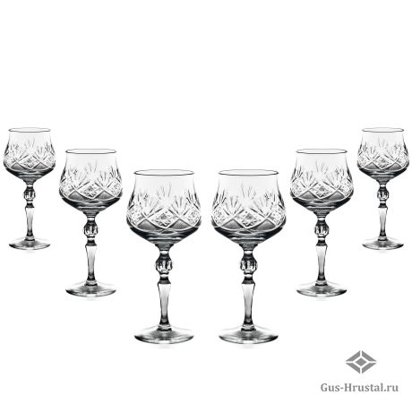 Хрустальные фужеры (350г) - 7841 900/851 350 г. Набор фужеров NEMAN - Набор хрустальных фужеров, 6 шт, 350 гр. Хрустальные фужеры (350г) 201139 NEMAN