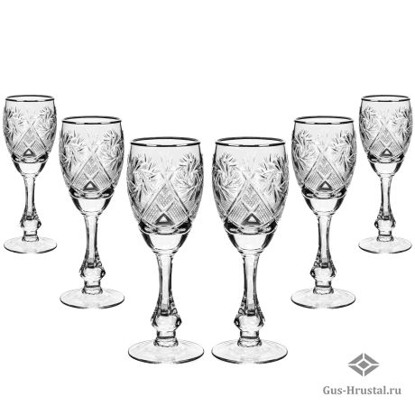 Хрустальные рюмки (отводка золотом) - 6874 1000/1 70 г. Набор рюмок отв.зол. NEMAN - Набор хрустальных рюмок с золотой отводкой, 6 шт, 70 гр. Хрустальные рюмки (отводка золотом) 100122 NEMAN
