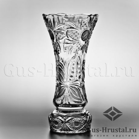 Ваза АЛЕКСАНДРИЯ - салют ГПСЗ Гусь-Хрустальный - Большая ваза для цветов, бесцветный хрусталь Ваза Александрия 100413 Гусь-Хрустальный