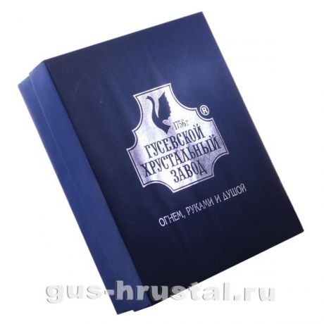 Хрустальные бокалы - Гусевской Хрустальный завод - Набор из 2 хрустальных бокалов, цветной хрусталь Хрустальные бокалы 418018 Гусевской Хрустальный завод
