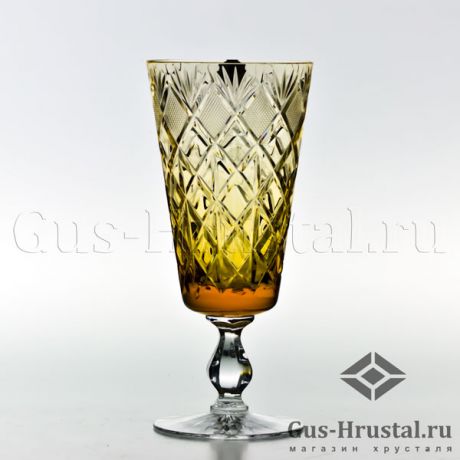 Янтарные фужеры для воды АНГЛИЯ (цветной хрусталь) - 171098 175040 Гусевской Хрустальный завод - Набор из 6 хрустальных фужеров, цветной хрусталь, 350 гр. Янтарные фужеры для воды Англия (цветной хрусталь) 430028 Гусевской Хрустальный завод