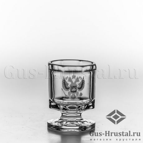 Штоф с рюмками ГЕРБ РФ - Гусь-Хрустальный - Подарочный набор для спиртных напитков: хрустальный штоф и набор из 6 хрустальных рюмок. Штоф с рюмками Герб РФ 272801 Гусь-Хрустальный