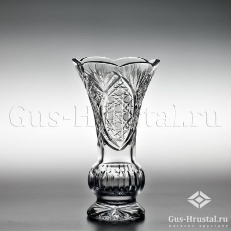 ТЮЛЬПАН - 990 Гусевской Хрустальный завод - Хрустальная ваза для цветов, бесцветный хрусталь Тюльпан 102014 Гусевской Хрустальный завод