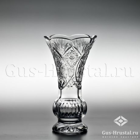 ТЮЛЬПАН - 990 Гусевской Хрустальный завод - Хрустальная ваза для цветов, бесцветный хрусталь Тюльпан 102014 Гусевской Хрустальный завод