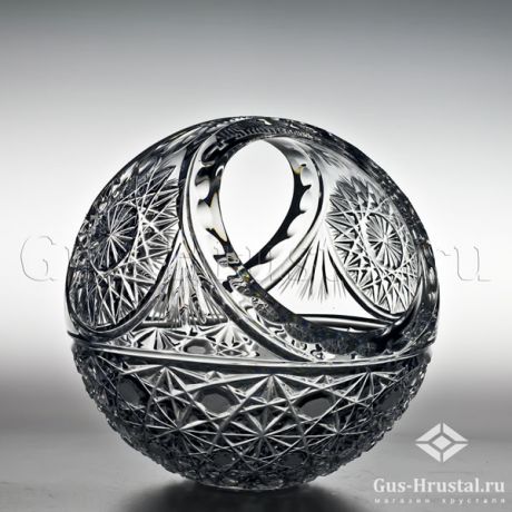 Ваза для конфет и фруктов (средняя) - c269 Ваза д/ст.Корзинка ср. Дятьковский хрустальный завод - Хрустальная вазочка для конфет и печенья Ваза для конфет и фруктов (средняя) 100263 Дятьковский хрустальный завод