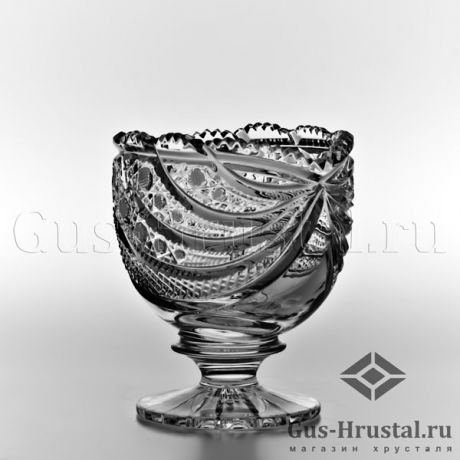 Ваза для конфет "Лакомка" - c664 ВазаЛАКОМКАрис.Линия Дятьковский хрустальный завод - Хрустальная вазочка для конфет из бесцветного хрусталя. Ваза для конфет "Лакомка" 219904 Дятьковский хрустальный завод